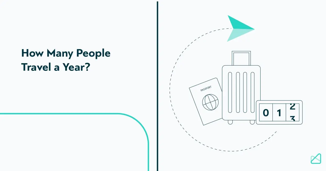 how many people travel a year?