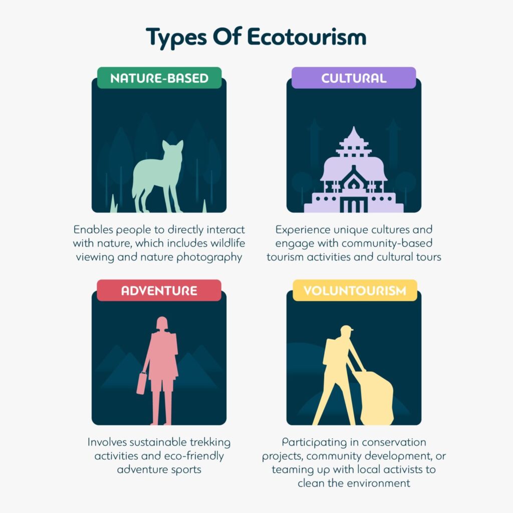 Types of ecotourism